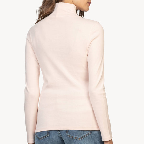 Long Sleeve Turtleneck Tee Womens Top Peony A2