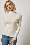 Long Sleeve Turtleneck Tee Womens Top Rope A1