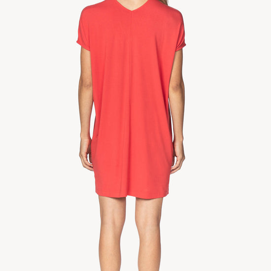 Double V-Neck Dress Womens Dress Poppy A2