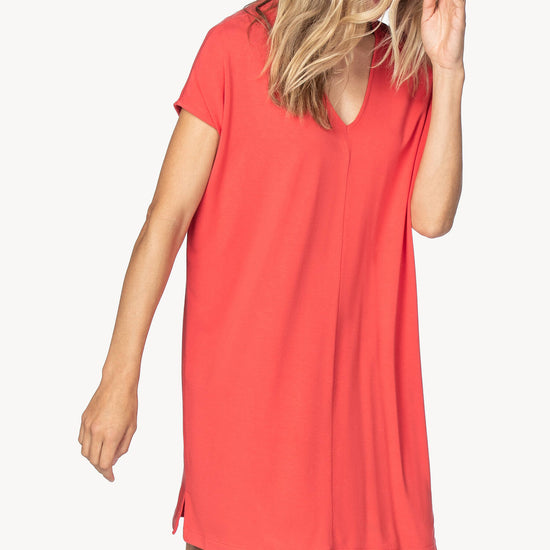 Double V-Neck Dress Womens Dress Poppy A5