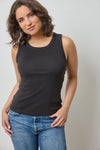 Jewel Tank Womens Top Black A3