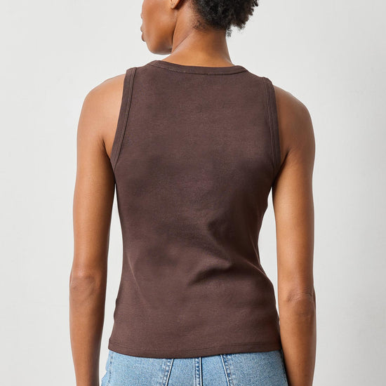 Jewel Tank Womens Top Espresso A2