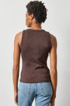 Jewel Tank Womens Top Espresso A2