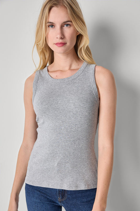 Jewel Tank in color Heather Grey Image A1