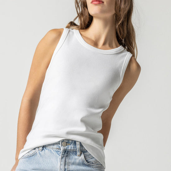 Jewel Tank Womens Top White A2