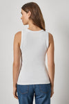 Jewel Tank Womens Top White A2
