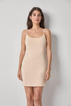 Knit Slip Dress Womens Dress Nude A1
