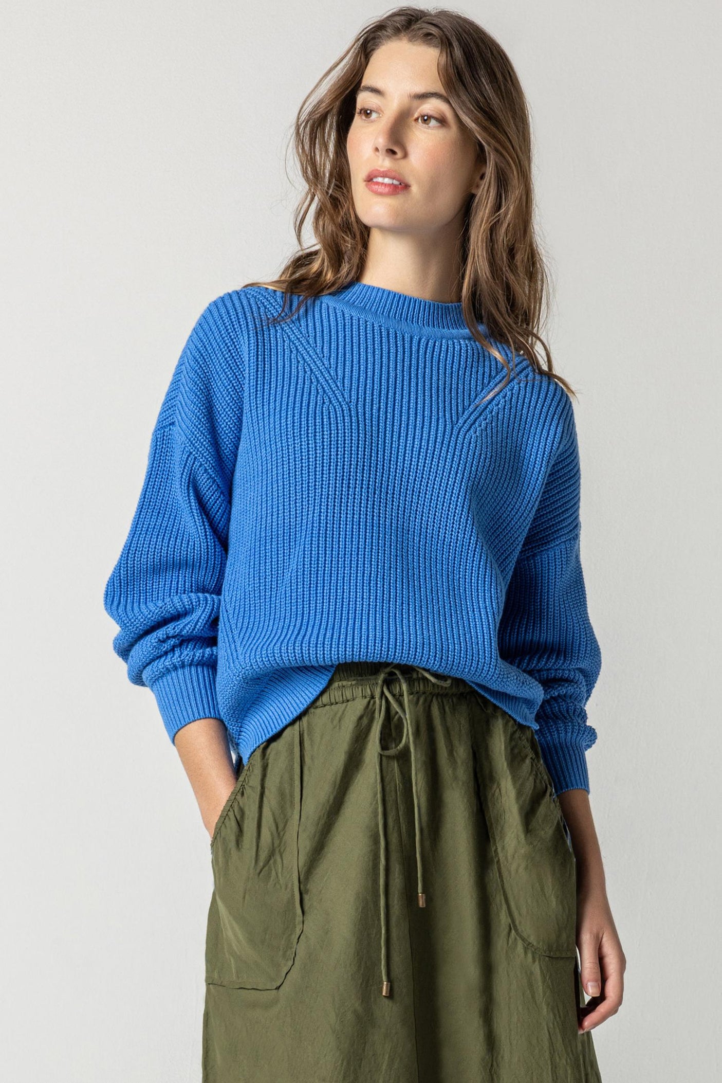 Oversized Rib Pullover Sweater