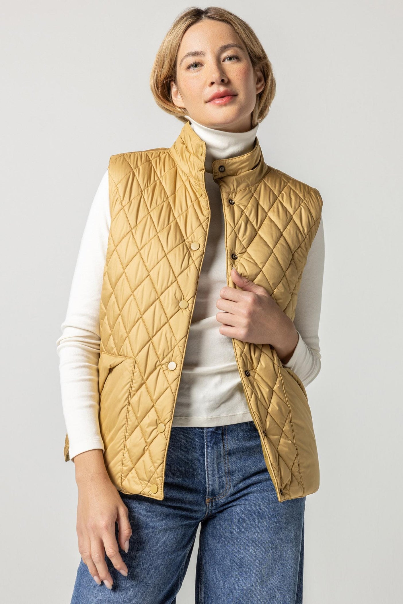 Reversible Snap Front Vest