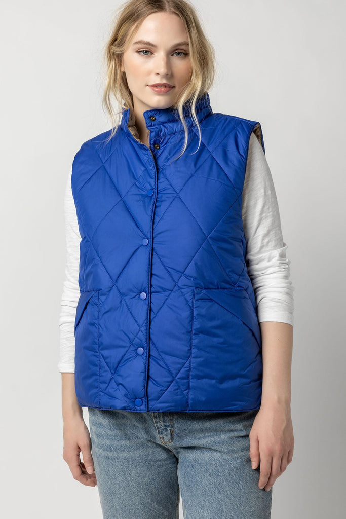 Reversible Snap Front Vest