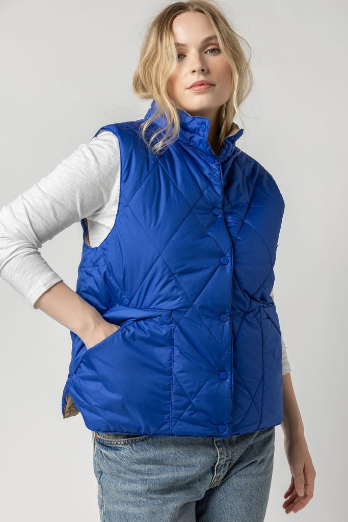 Reversible Snap Front Vest