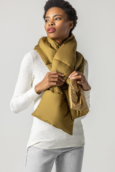 Reversible Puffer Scarf – Lilla P
