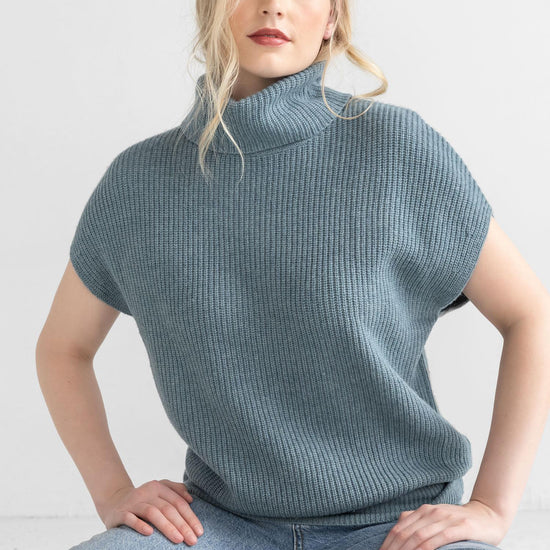 Ribbed Turtleneck Sweater Womens Sweater Nautilus C3