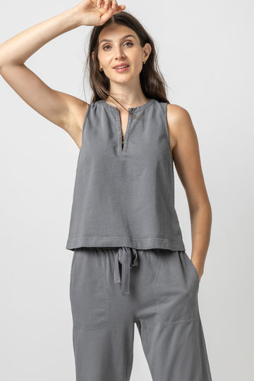 Hook & Eye Top Womens Top Granite A1