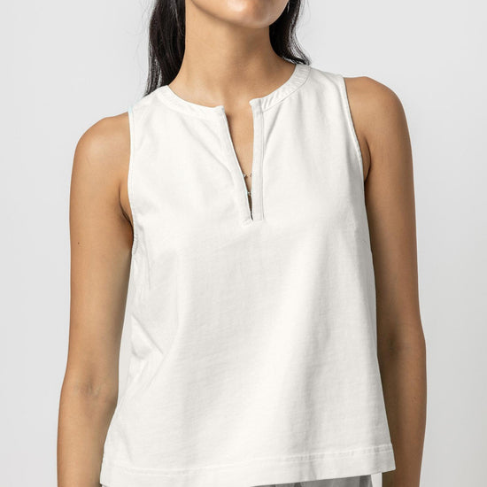 Hook & Eye Top Womens Top White A1