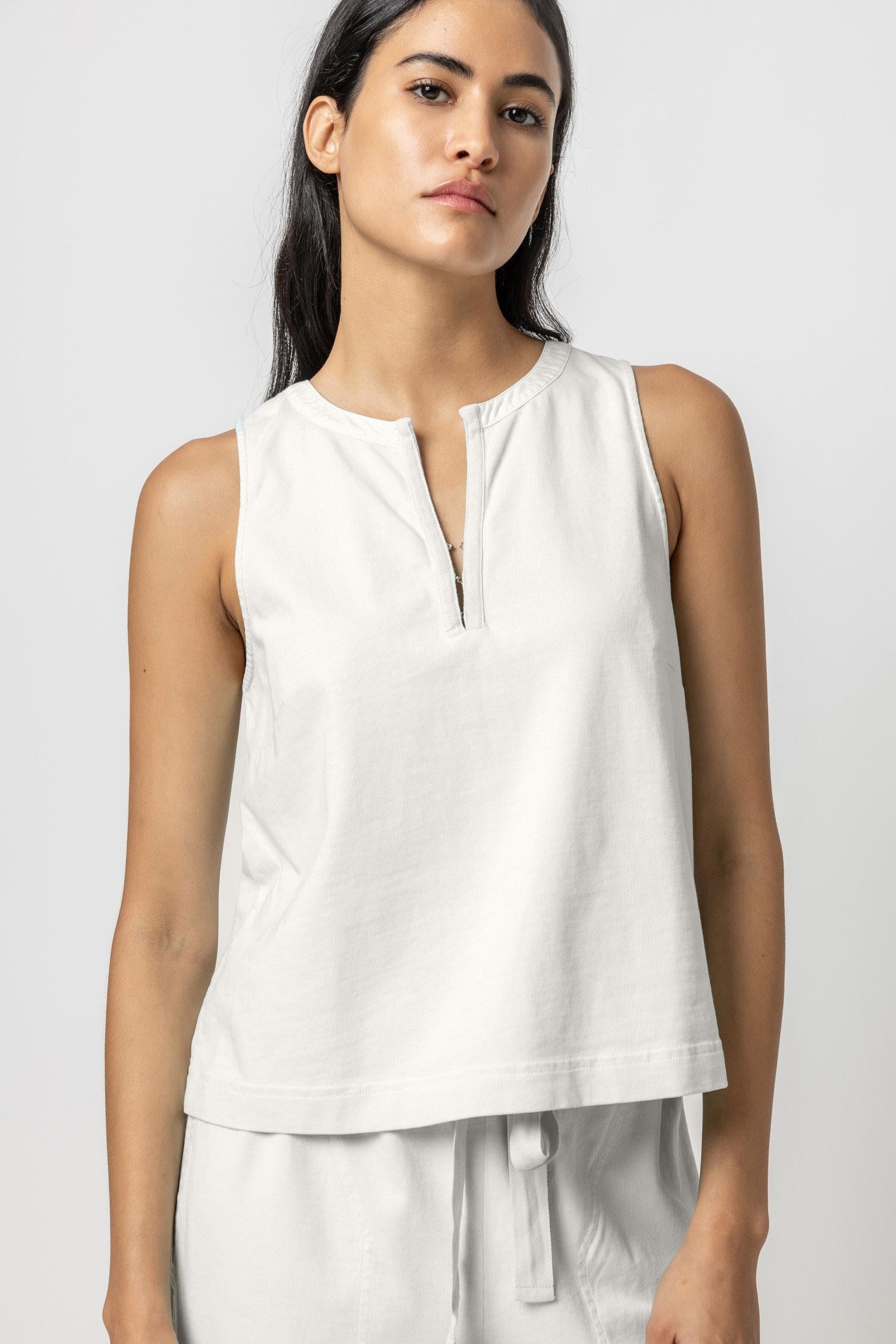 Hook & Eye Top Womens Top White A1