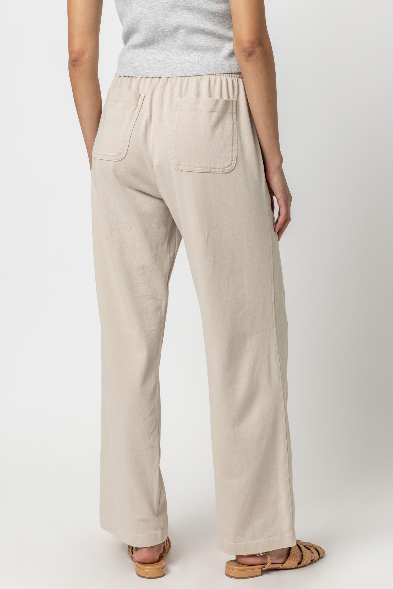 Drawstring Waist Pant Womens Pant Pebble A2