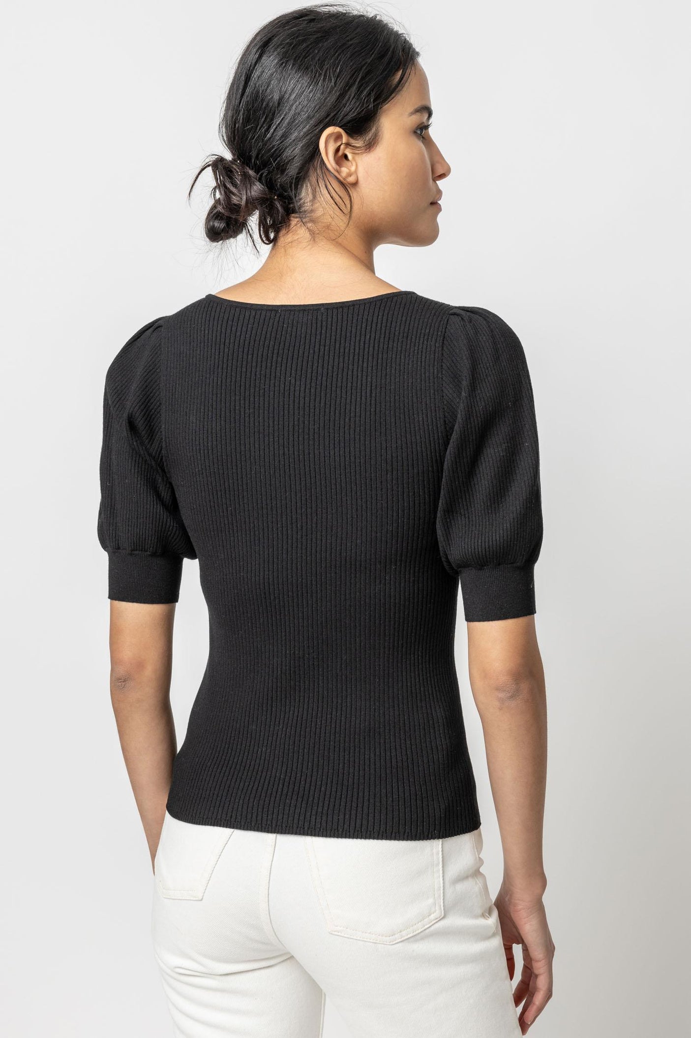 Lauren Ralph Lauren Women's Long-Sleeve Square-Neck Sweater (L, Lilac)