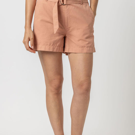 Belted Canvas Shorts Womens Short Canyon A1