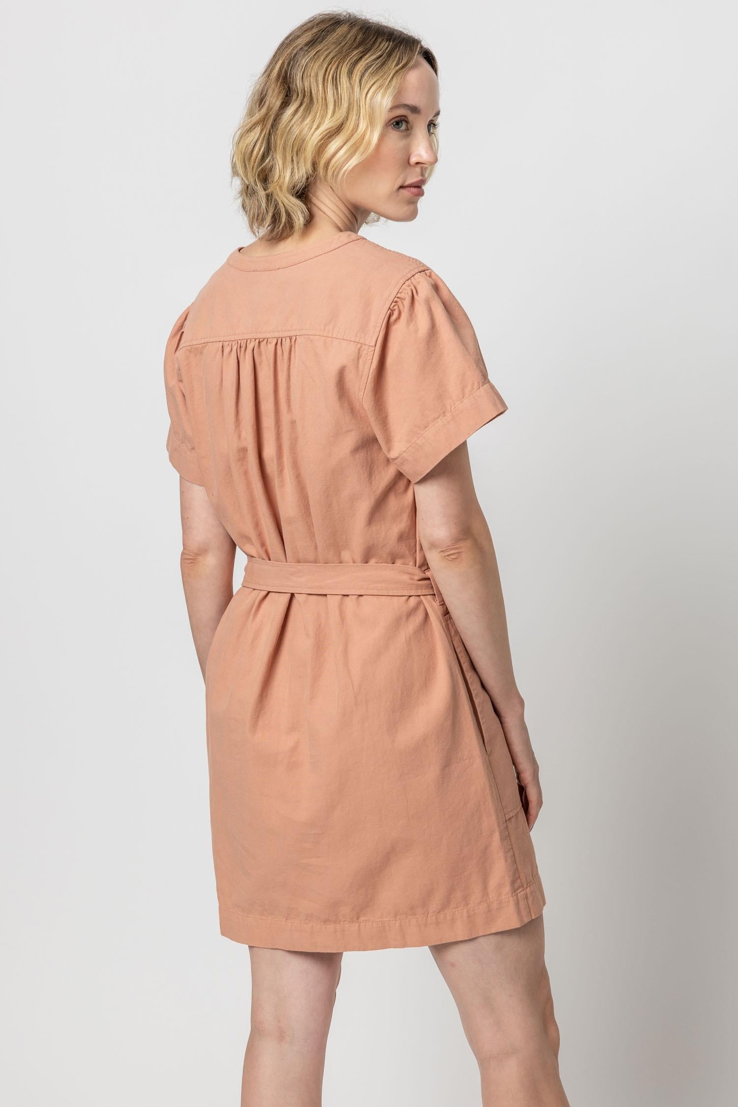 Half-Placket Canvas Dress Womens Dress Canyon A2