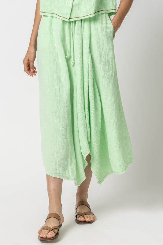 Gauze Waterfall Skirt