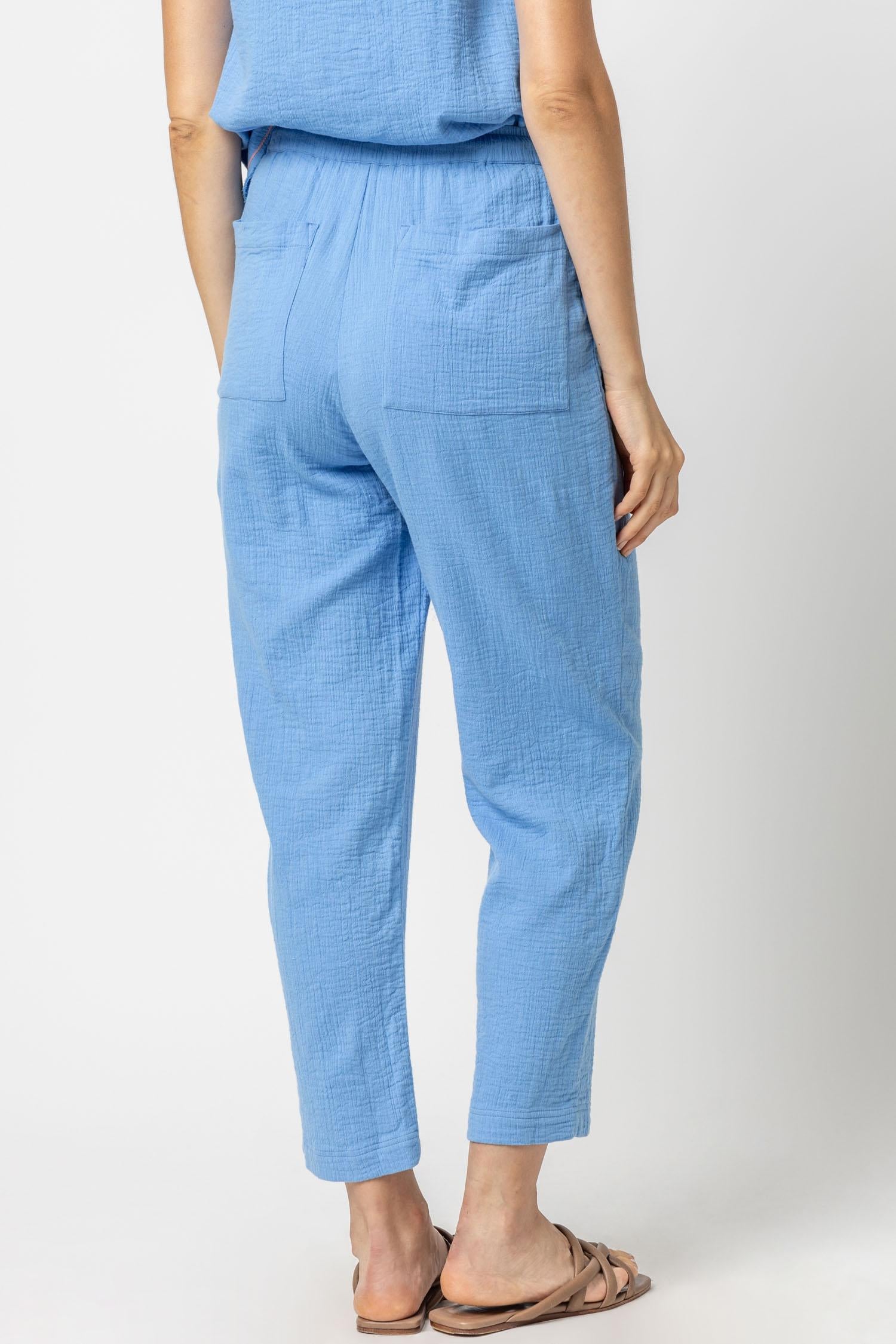 Straight Leg Gauze Pant Womens Pant Marina A2