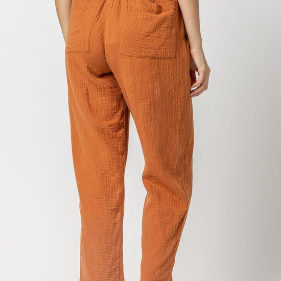 Straight Leg Gauze Pant Womens Pant Sienna A2