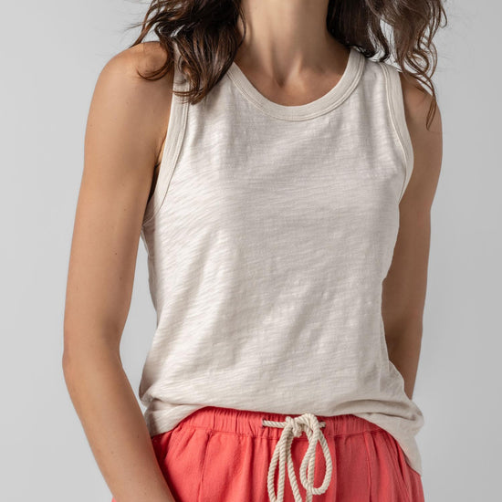 Back Seam Tank Womens Top Canvas A1