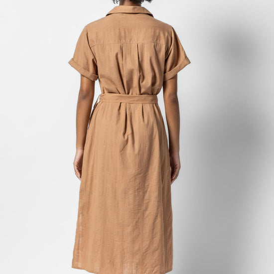 Belted Shirt Dress Womens Dress Beechwood A2