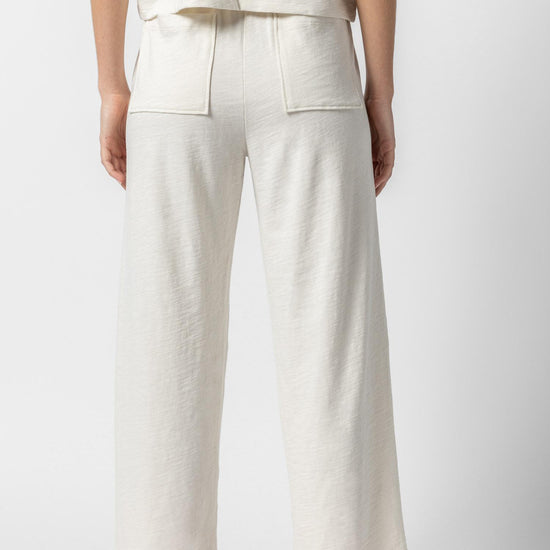 Cropped Pull On Pant Womens Pant Ecru A2