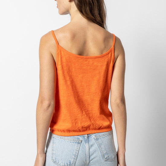 Elastic Hem Camisole Womens Top Tangelo A2