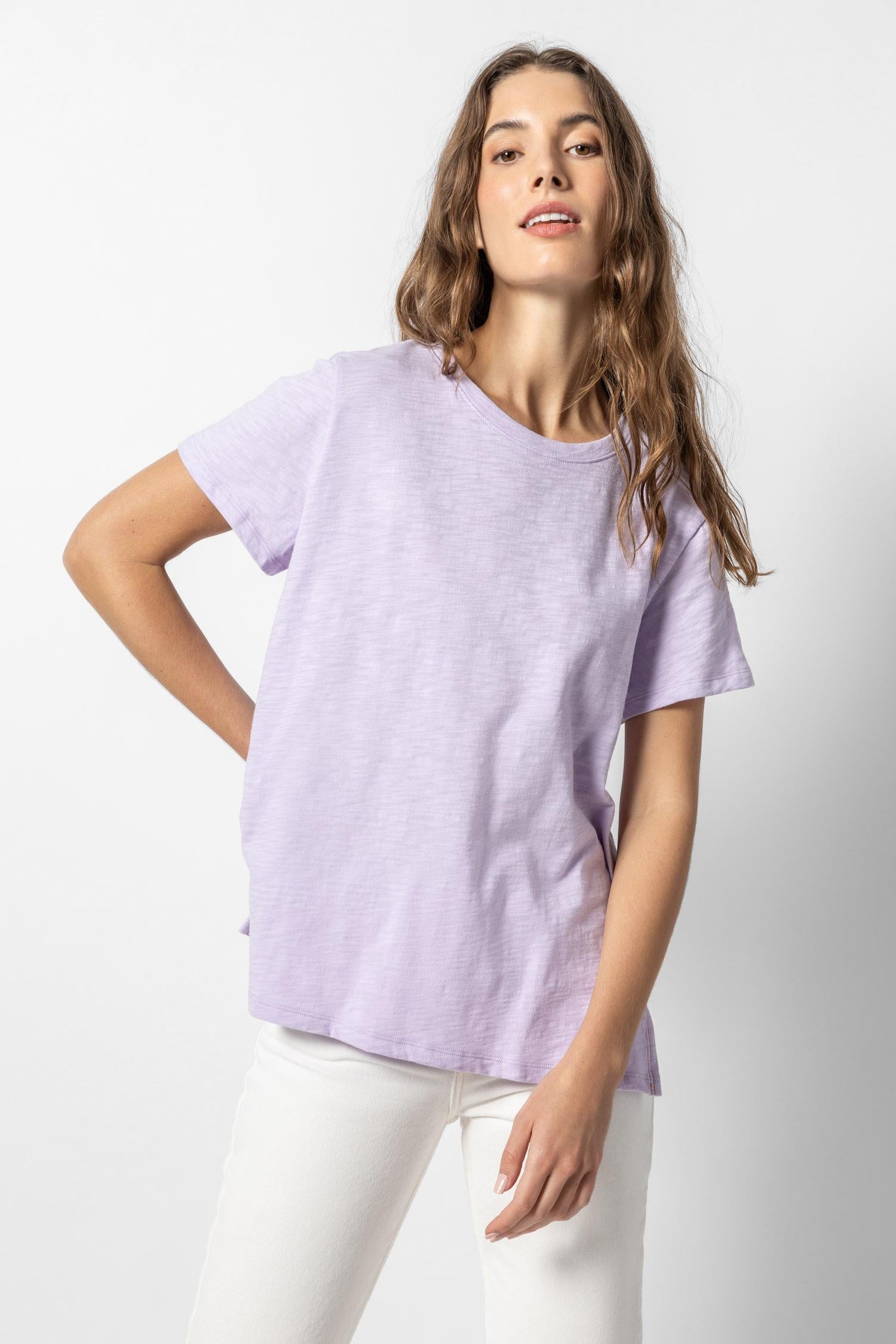 Oversized Boyfriend Tee Womens Top Lily A1