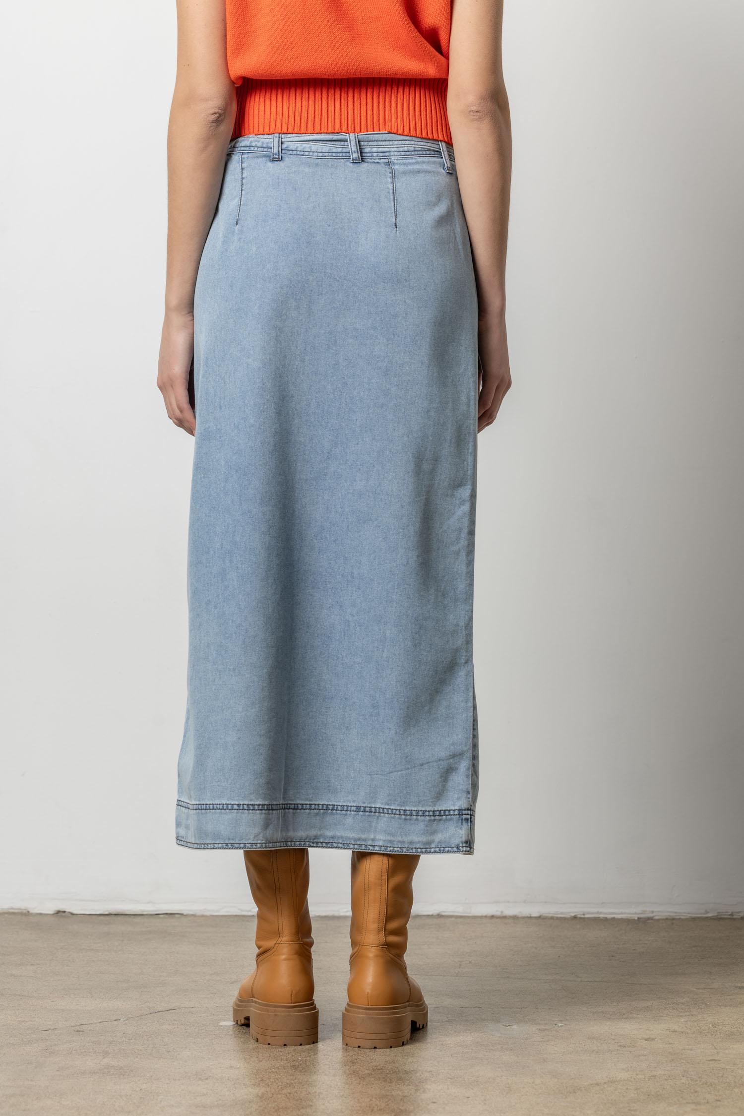 Denim Wrap Skirt Lilla P