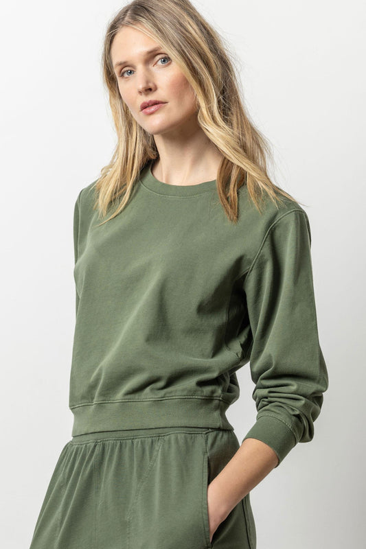 Shrunken Sweatshirt Womens Top Elm A2