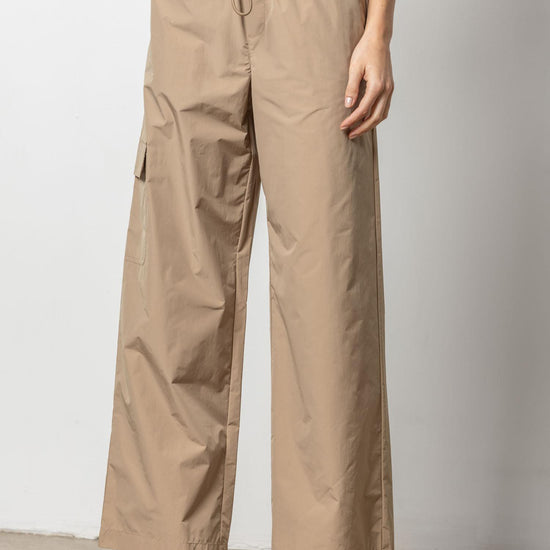 Nylon Cargo Pant Womens Pant Hickory A1