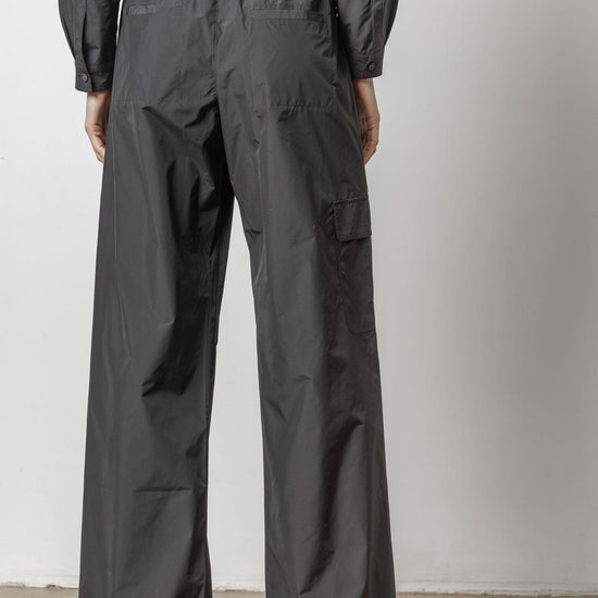 Nylon Cargo Pant Womens Pant Jet Black A4