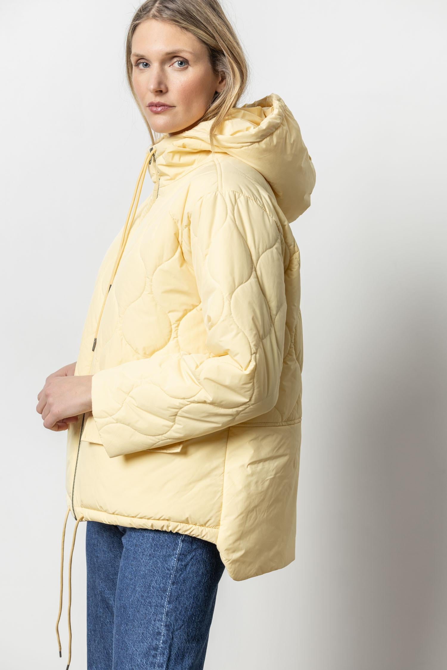 Nylon Quilted Jacket Womens Jacket Buttercup A2