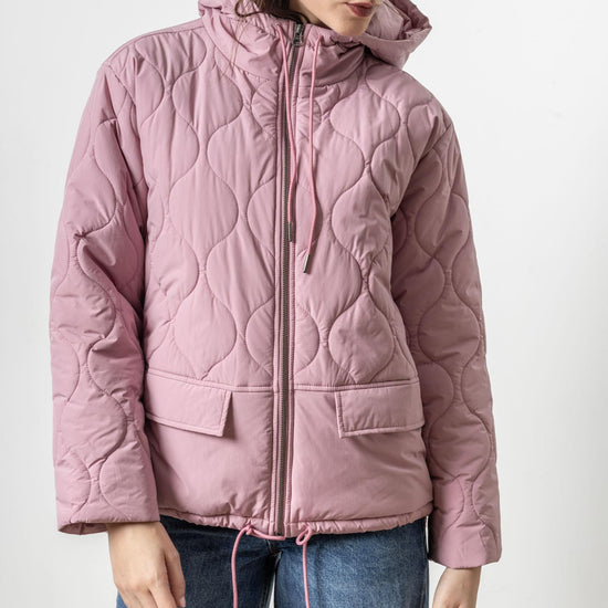 Nylon Quilted Jacket Womens Jacket Sugarplum A2