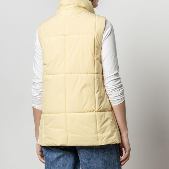 Nylon Long Vest Womens Jacket Buttercup A2