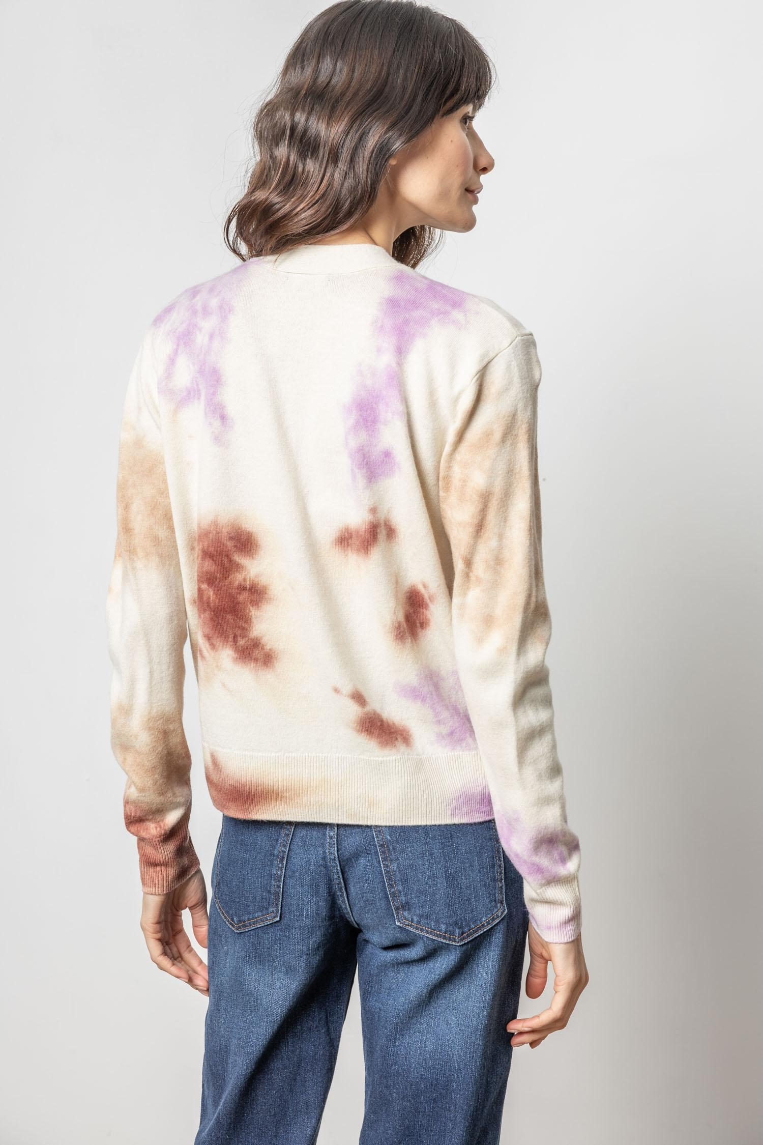 Tie Dyed Cardigan Sweater Lilla P