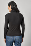 Turtleneck Womens Top Black A2