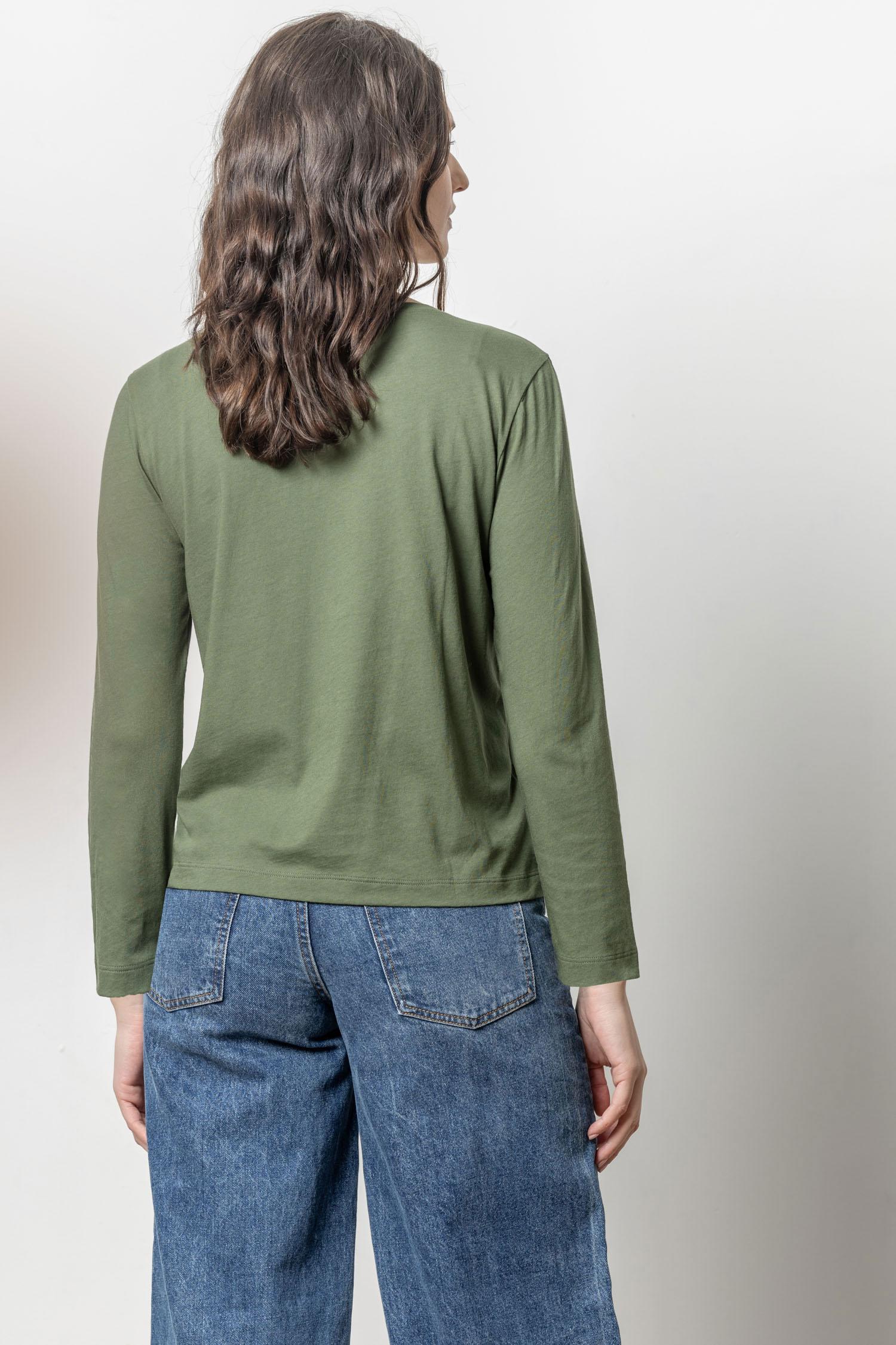 Front Seam 3/4 Sleeve Tee Womens Top Elm A2