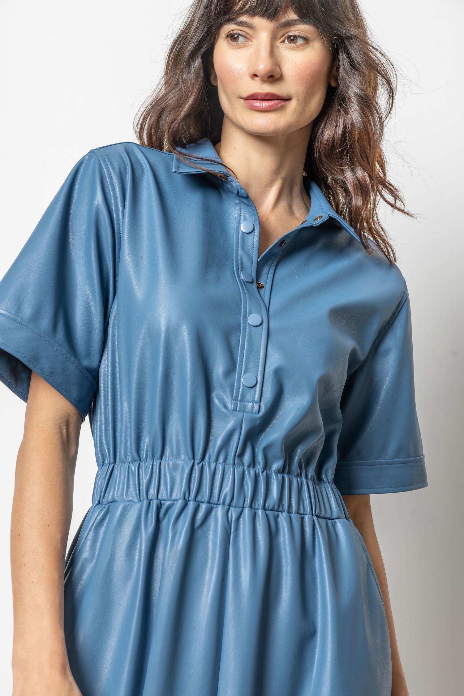 winter party dress Elastic Waist Short Sleeve Dress – Lilla P