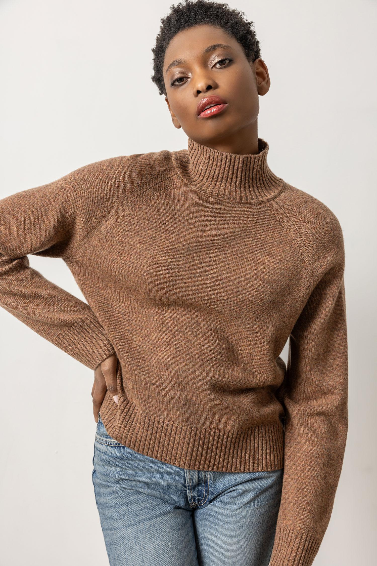 Full Sleeve Turtleneck Sweater Womens Sweater Acorn A2