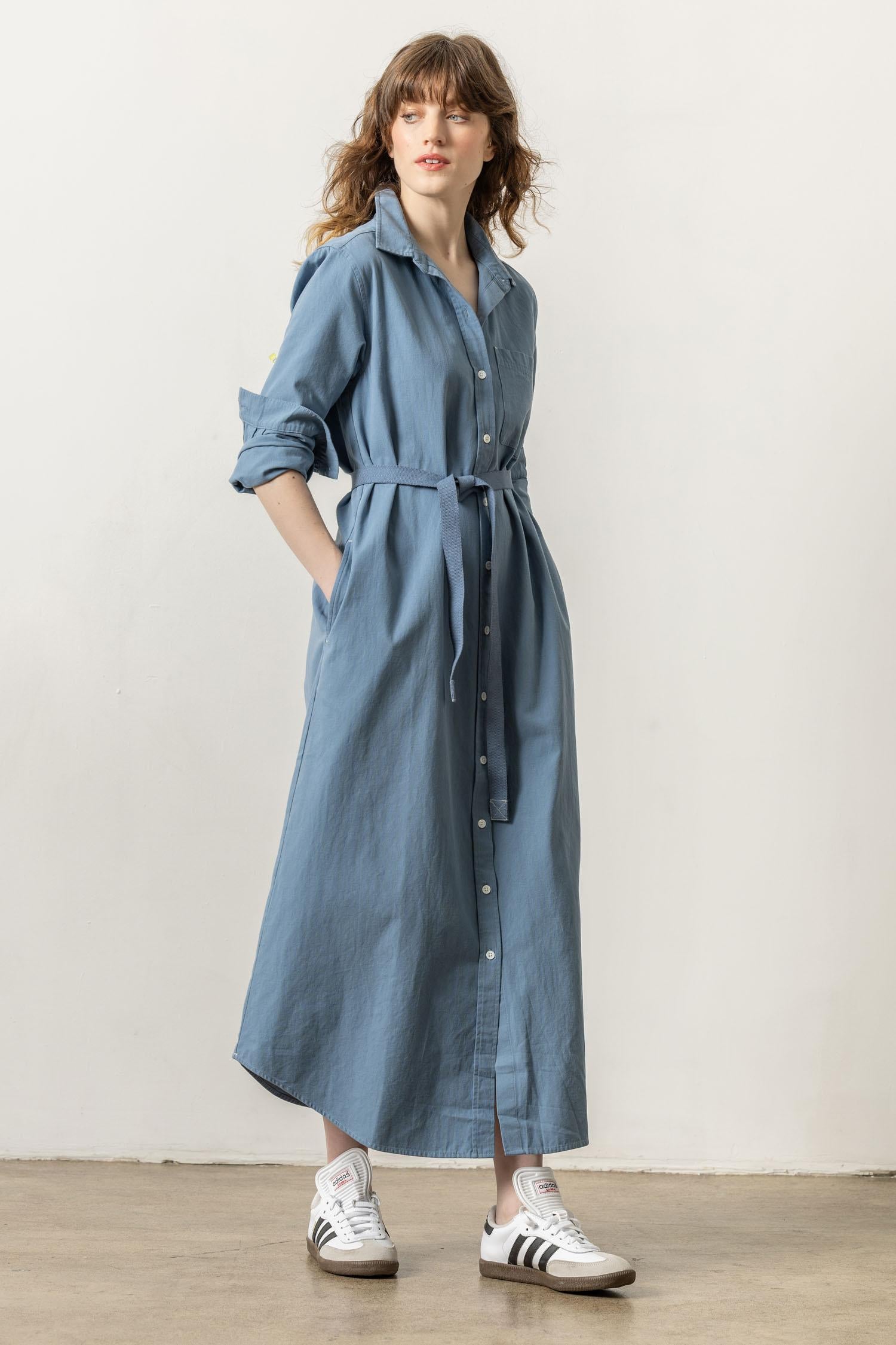 Maxi Shirt Dress Womens Dress River A1