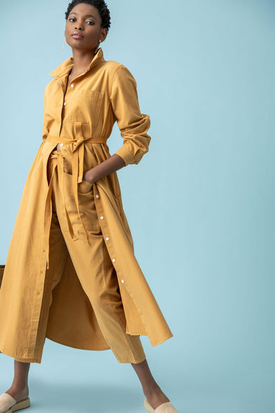 Maxi Shirt Dress Alabaster / X-Small