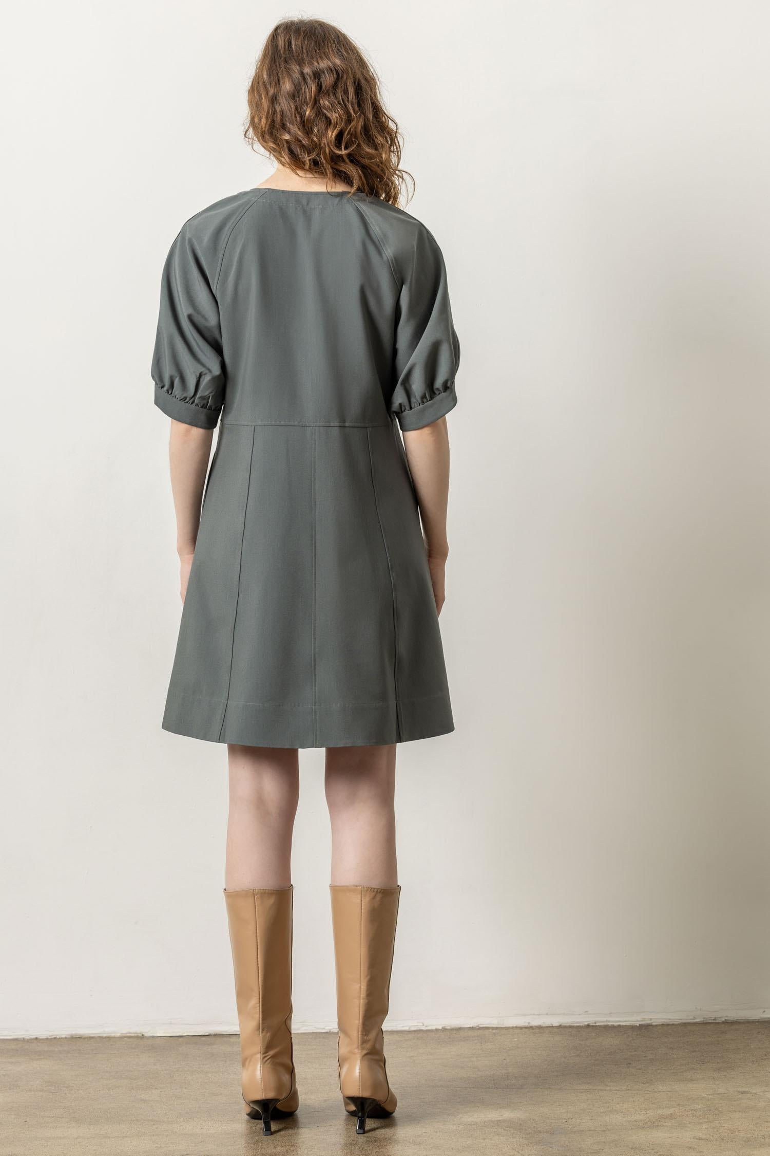 Zip Front Flared Dress – Lilla P
