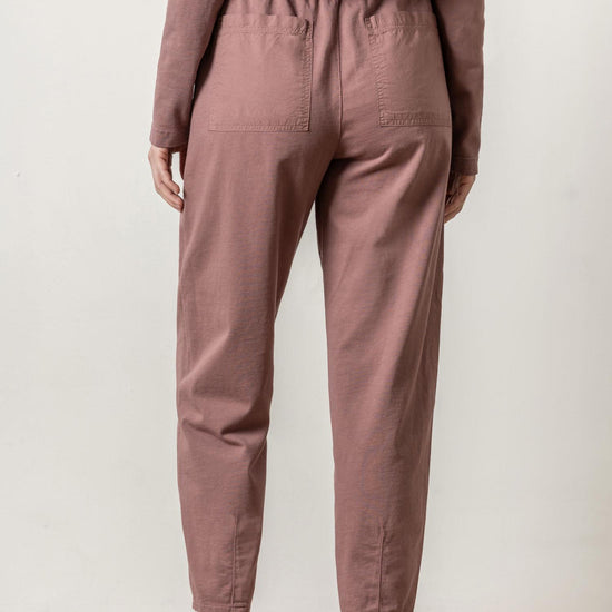 Barrel Leg Ankle Pant Womens Pant Rosewood A2