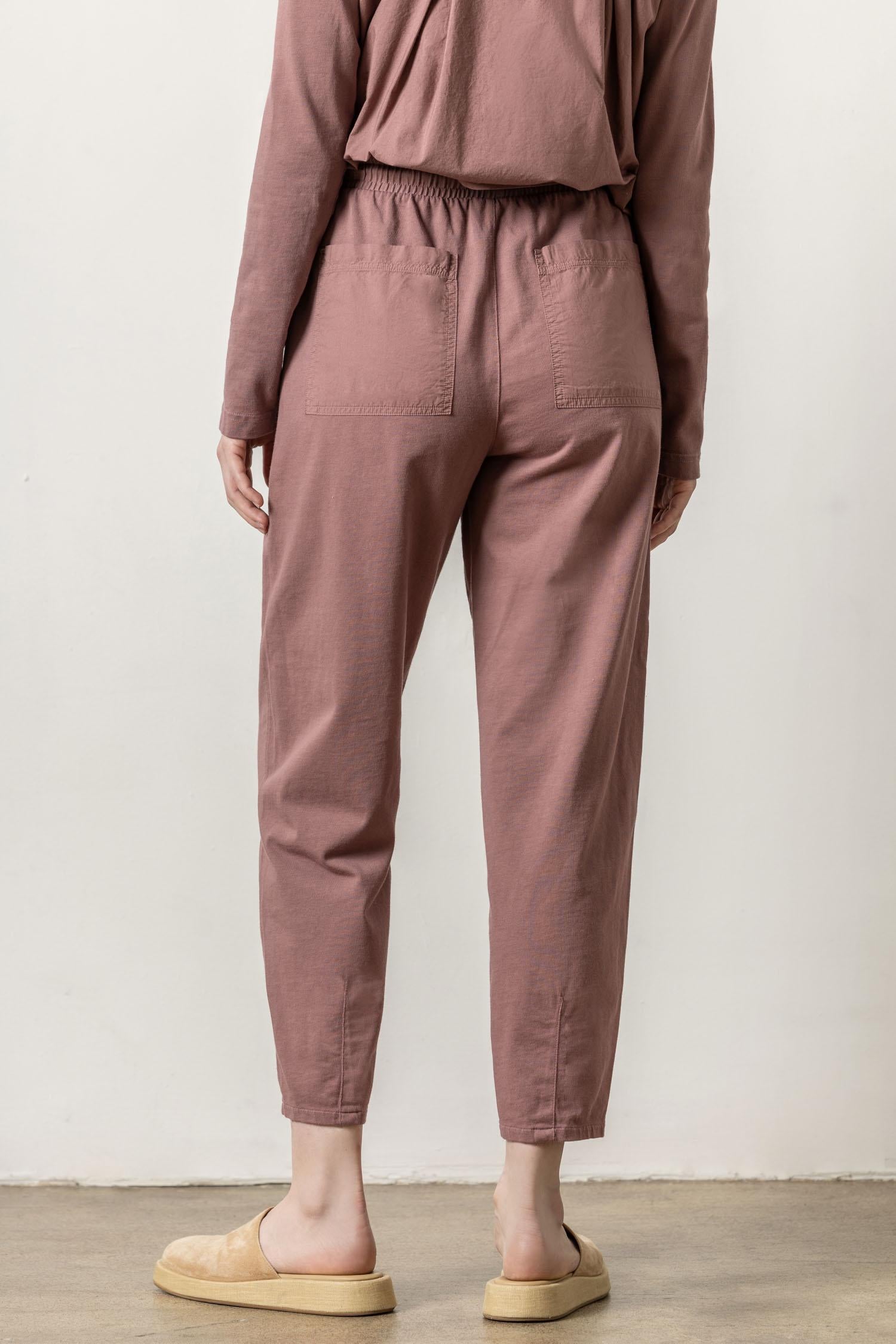 Barrel Leg Ankle Pant Womens Pant Rosewood A2