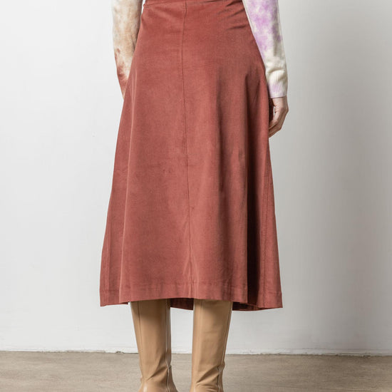 Corduroy Wrap Skirt Womens Skirt Brandy A2